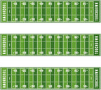 3pcs Football Edible Cake Borders, 28x6.2cm/11x2.44in Pre-Cut Rice Paper Sport Theme Cakes Side Trim Decorations Football Edible Cake Wrap Border for Parties