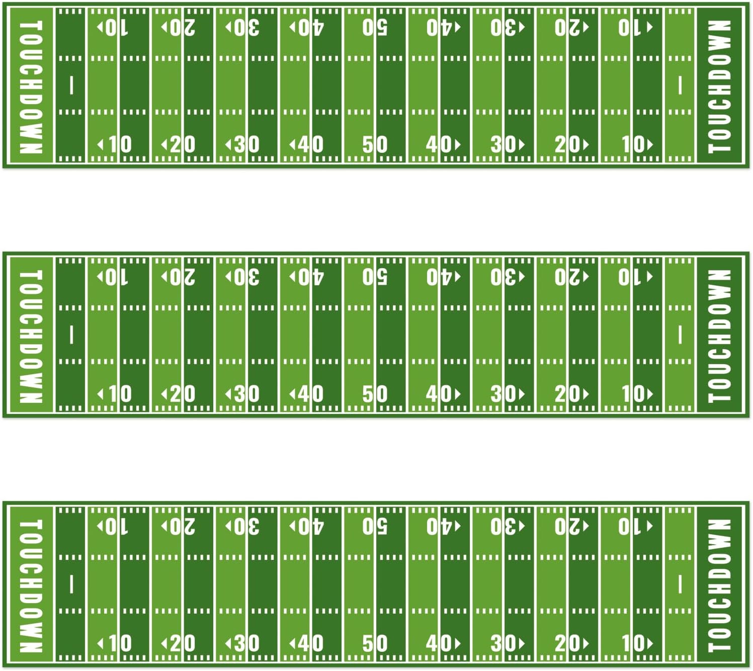 3pcs Football Edible Cake Borders, 28x6.2cm/11x2.44in Pre-Cut Rice Paper Sport Theme Cakes Side Trim Decorations Football Edible Cake Wrap Border for Parties