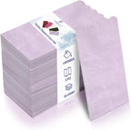 Premium 3-Ply Napkins 50-Count - Compostable 16x16 inch Disposable Lavender Dinner Napkins for Weddings, Parties & Events - Eco-Friendly Elegant Collection
