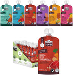 Li’l Hala Baby Food Pouches – 18 Total (Beef Shawarma & Variety Pack) – Grass-Fed Beef & Free-Range Chicken with Organic Veggies – Protein & Healthy Fats – 6+ Months