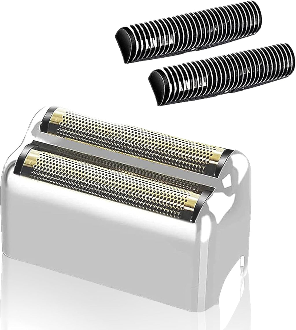 1 pack Professional Replacement Foil and Cutters for BaBylissPRO Barberology Double Foil Shaver, Compatible with BaBylissPRO Barberology FXFS2 Shaver，Silver