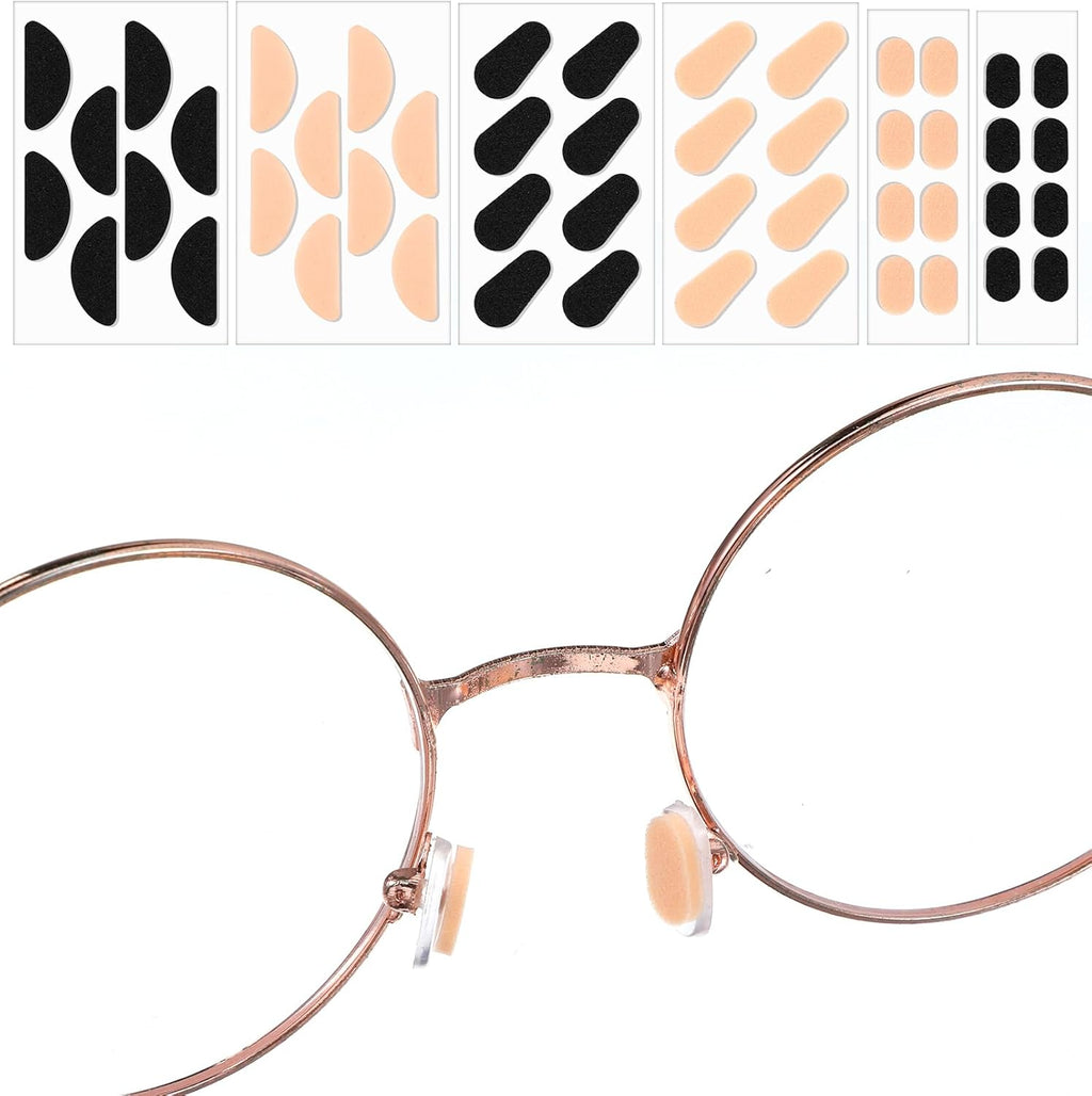 48 Pairs Eyeglass Nose Pads Soft Cushion, Nose Pads for Glasses Ultra Soft & Lightweight Eyeglass Cushions for Noses, Replacement Pad for Eyeglasses & Sunglasses