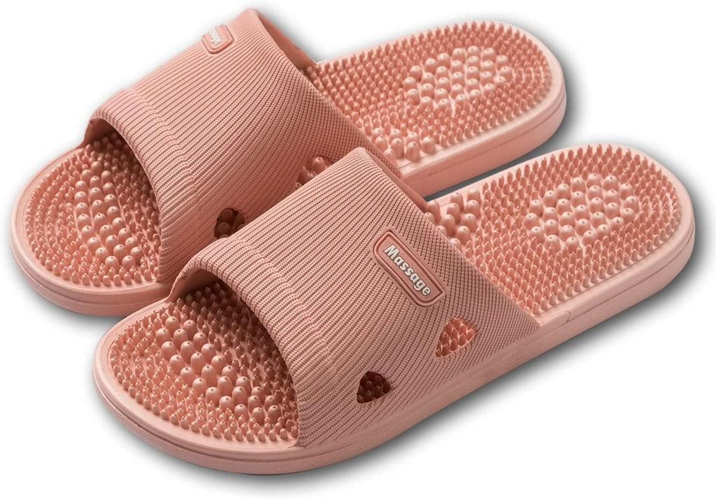 Acupressure Reflexology Bathroom Massage Slippers Shoes Sandals for Men& Women Home Shock Absorbing, Therapy Promoting Blood Circulation Myofascial Release Trigger Point