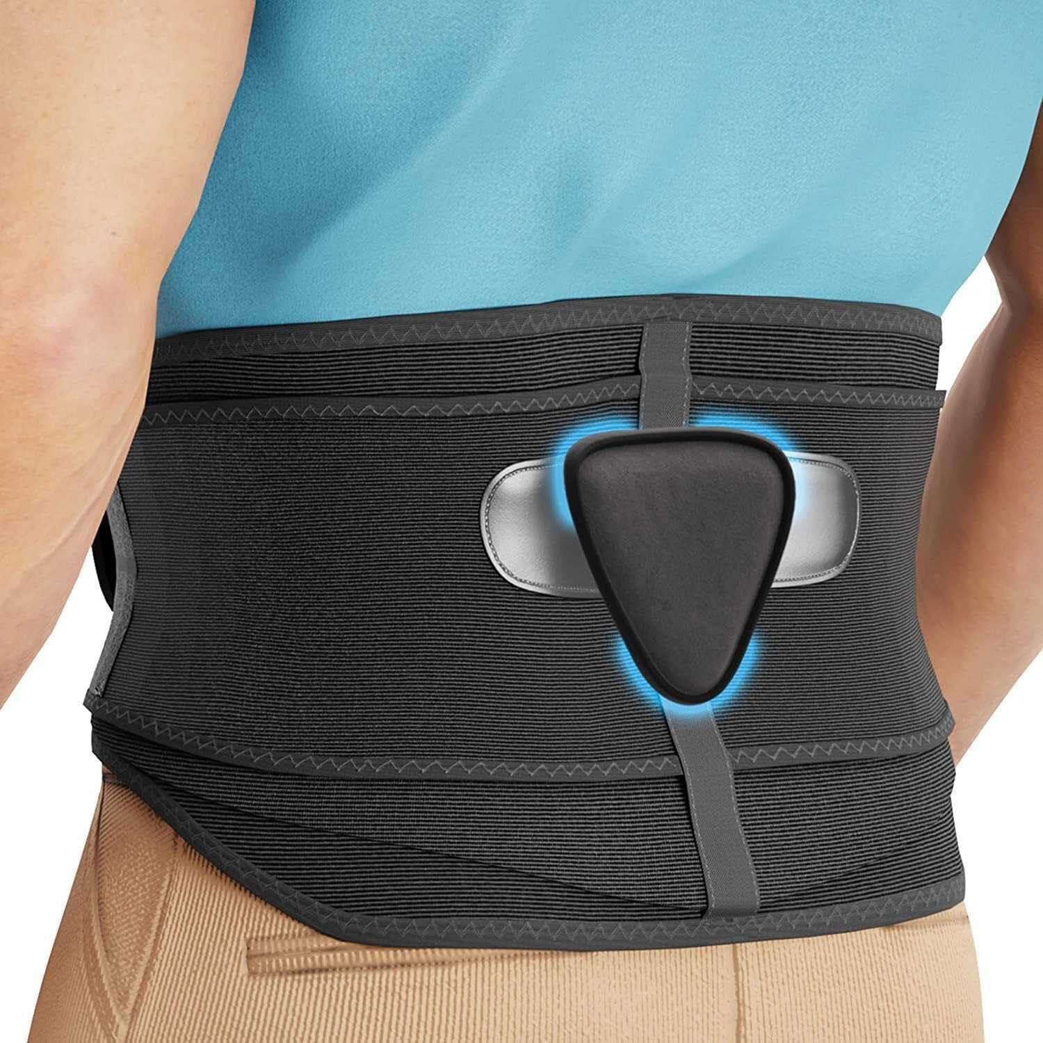 Modvel Lower Back Brace for Men and Women – Back Support Belt for Pain Relief, Herniated Disc, Sciatica, Scoliosis – Lumbar Compression Brace.