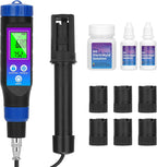Smart Dissolved Oxygen Tester for Aquarium Digital Dissolved Oxygen Meter with Portable DO Probe Large Test Range 0.0-20mg/L Dissolved Oxygen Test Kit for Water Hydroponics, Ponds, Aquaculture
