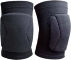 Volleyball Knee Pads for Men Women Sports, Soft Knee Sleeve with Collison Avoidance Foam Pad for Basketball Football Baceball Soccer, Elastic Kneeling Pad for Dance Yoga MMA Muay Thai, Black M (1 Pair)