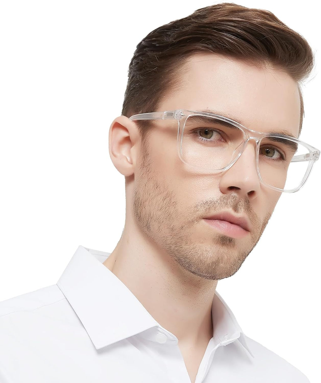 OCCI CHIARI Bifocal Reading Glasses Men Oversized Blue Light Blocking Readers 1.0 1.25 1.5 1.75 2.0 2.25 2.5 2.75 3.0 3.5