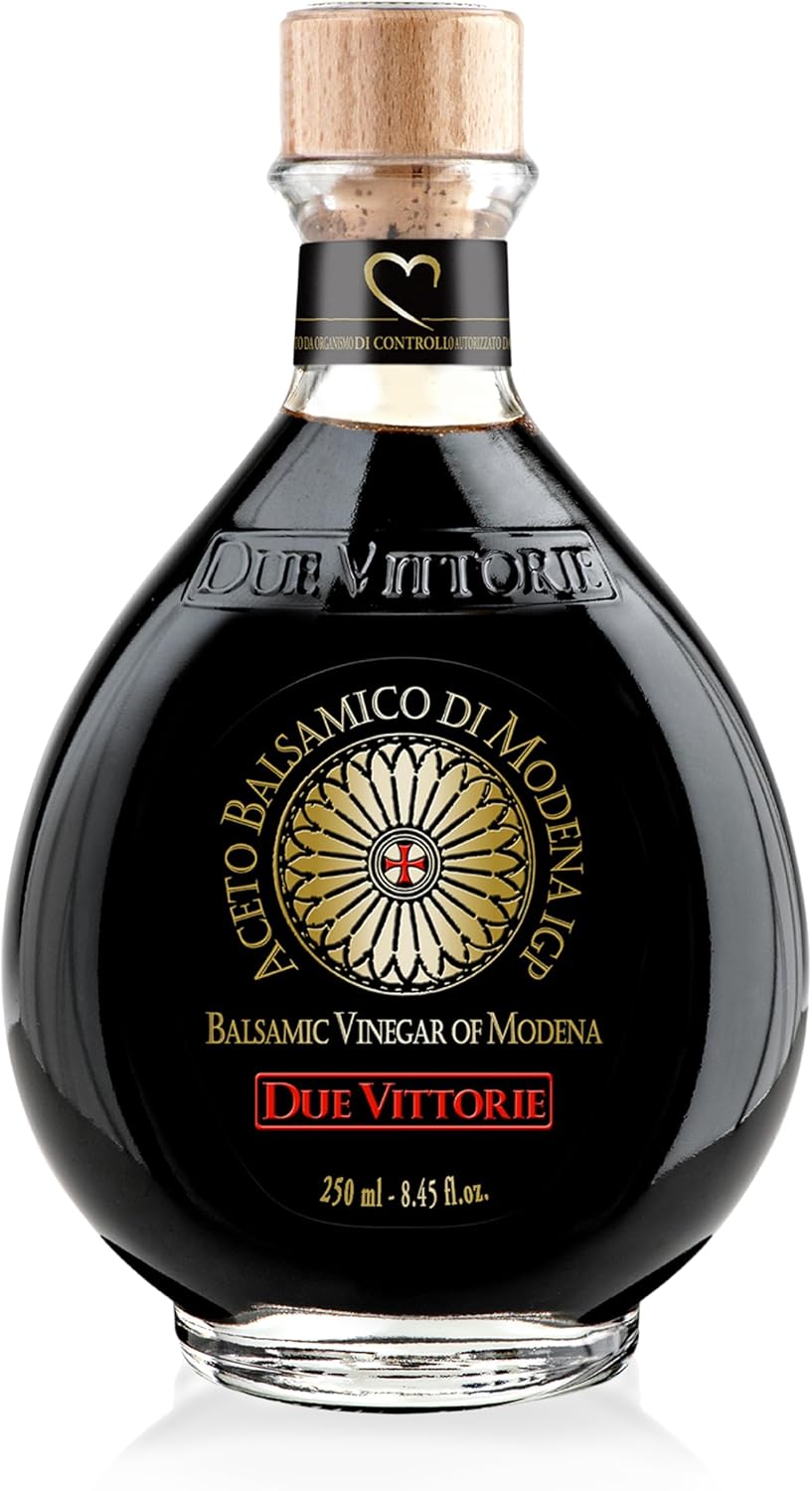 Due Vittorie Oro Gold Balsamic Vinegar of Modena. Highest score from The Consortium of Modena - 8.45fl oz / 250ml