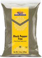 Rani Black Pepper Fine Powder 80 Mesh 3.5oz (100g) ~ All Natural | Vegan | Gluten Friendly | NON-GMO | Kosher | Product of Vietnam