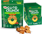 Dole Good Crunch Pineapple with Chili Dried Fruit Bites, Gluten Free & Vegan Snack, 1.4oz Bags (Pack of 6)