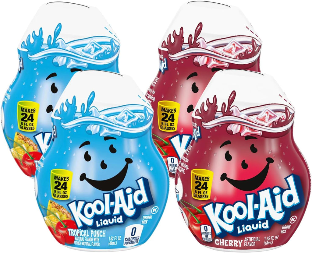 Kool-Aid Cherry & Tropical Punch Liquid Drink Mix (Variety Pack)