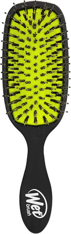 Wet Brush Shine Enhancer Hair Brush, Purple - Exclusive Ultra-soft IntelliFlex Bristles - Natural Boar Bristles Leave Hair Shiny And Smooth For All Hair Types - For Women, Men, Wet And Dry