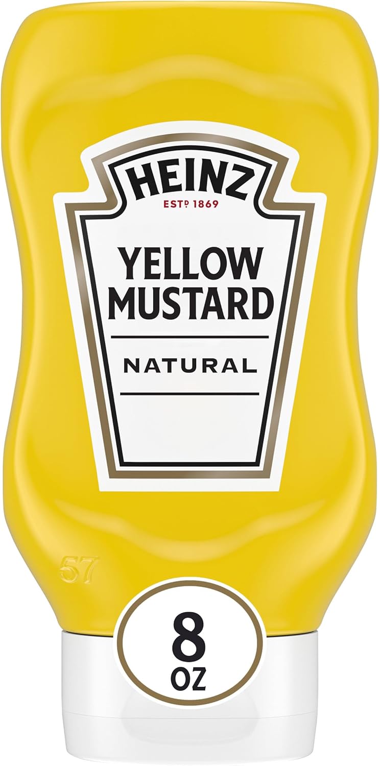 Heinz Yellow Mustard, 8 oz Bottle