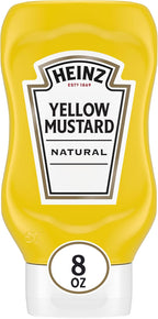 Heinz Yellow Mustard, 8 oz Bottle