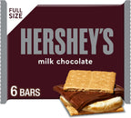 HERSHEY'S Milk Chocolate Candy Bars, 1.55 oz (6 Count)