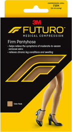 FUTURO Firm Pantyhose , Medium, Nude (20-30 mm/Hg)