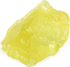 YATOJUZI Citrine 1.8-2.2" Natural Raw Stones and Healing Crystals Large Stone Rough Crystal Rocks for Tumbling Cabbing Polishing Fountain Rocks Decoration 1PCS