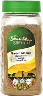Dwaraka Organic - Garam Masala Powder, 7oz, Healthy, Organic, Non GMO, All Natural