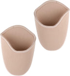 Cosmos 1 Pair Ballet Pointe Shoe Sock - Ballet Dance Pointe Toe Pads Pouch, Knitted Fabric Soft Spong Toe Covers, Relief Forefoot Pain Protect Toes for Point Shoes & High Heels (Half Insole Pads)