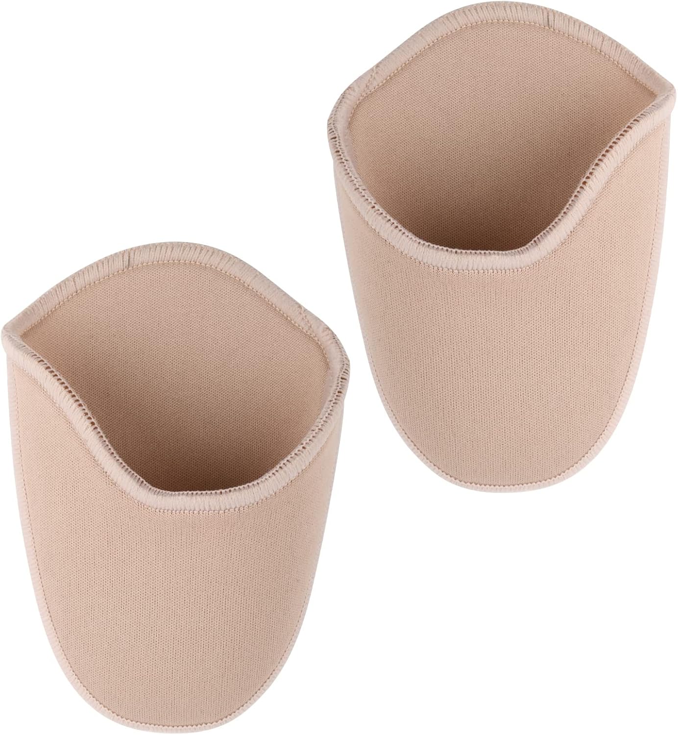 Cosmos 1 Pair Ballet Pointe Shoe Sock - Ballet Dance Pointe Toe Pads Pouch, Knitted Fabric Soft Spong Toe Covers, Relief Forefoot Pain Protect Toes for Point Shoes & High Heels (Half Insole Pads)