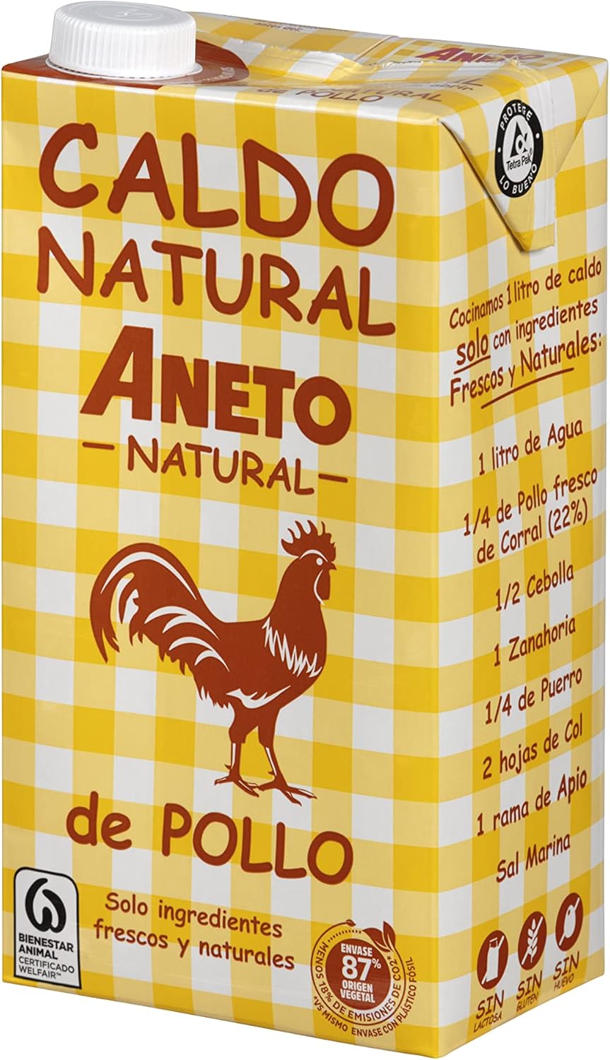 Aneto Chicken Broth, 33.8 Fz