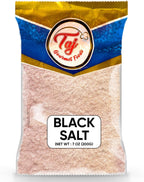 TAJ Black Salt Powder 7-Ounce (200g) | Kala Namak | Vegan & Gluten Friendly, GMO Free