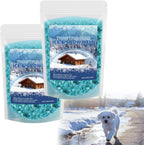 2PCS 2026 Ice & Snow Melt - Fast Acting Granular Rock Salt for Driveways & Sidewalks,Pet Friendly Low-Corrosion Formula, Melts Ic-e Down to -16°c (3°f), Resealable 100g Bag