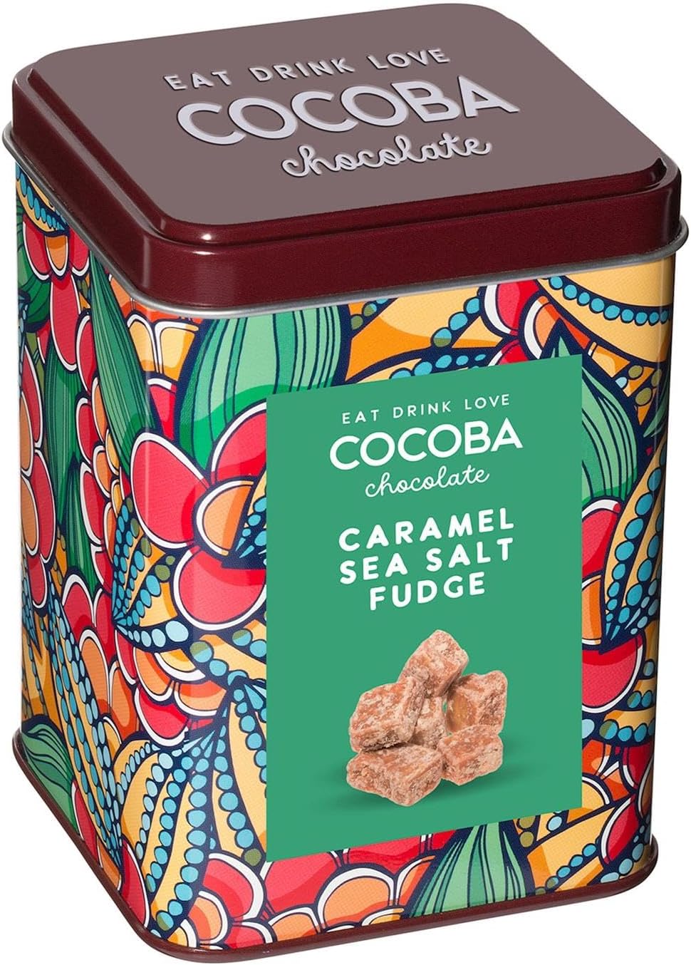 Two's Company Cocoba Caramel Sea Salt Fudge, 4.6-Ounce