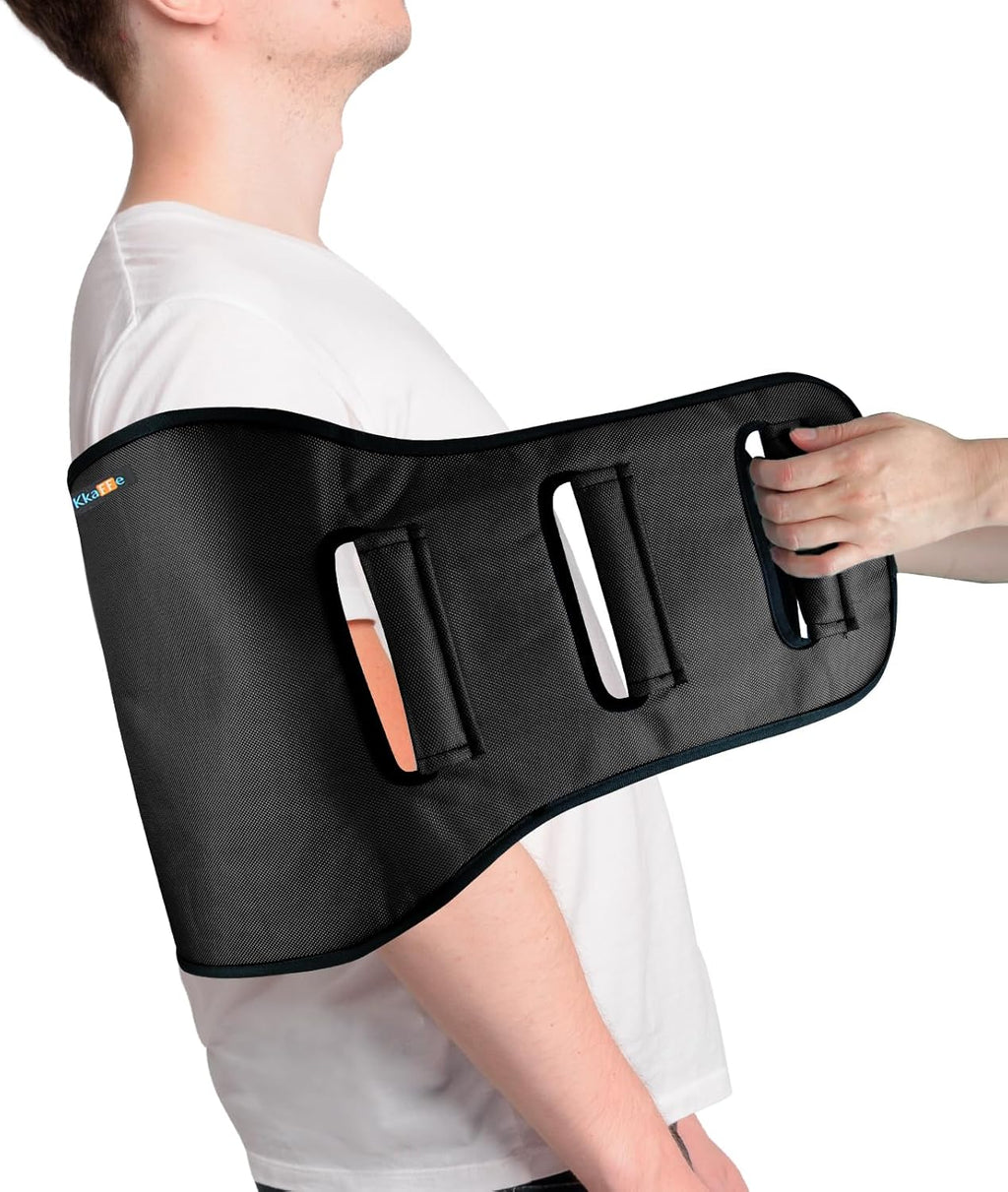 Transfer Sling,Padded Assist Gait Belt for Seniors, Heavy Duty Patient - Lifting Aids Mobility Standing and Lifting Aid for Disabled, Injured, Seniors, Elderly - Safely Move from Wheelchair and Bed