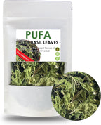 PUFA Dried Thai Holy Basil Leaves, Tulsi Cooking Herbs and Spices, Asian Seasoning Blend, Tea