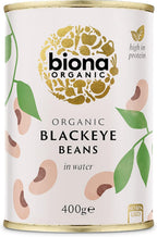 Biona Organic Blackeye Beans 400 g (Pack of 12)
