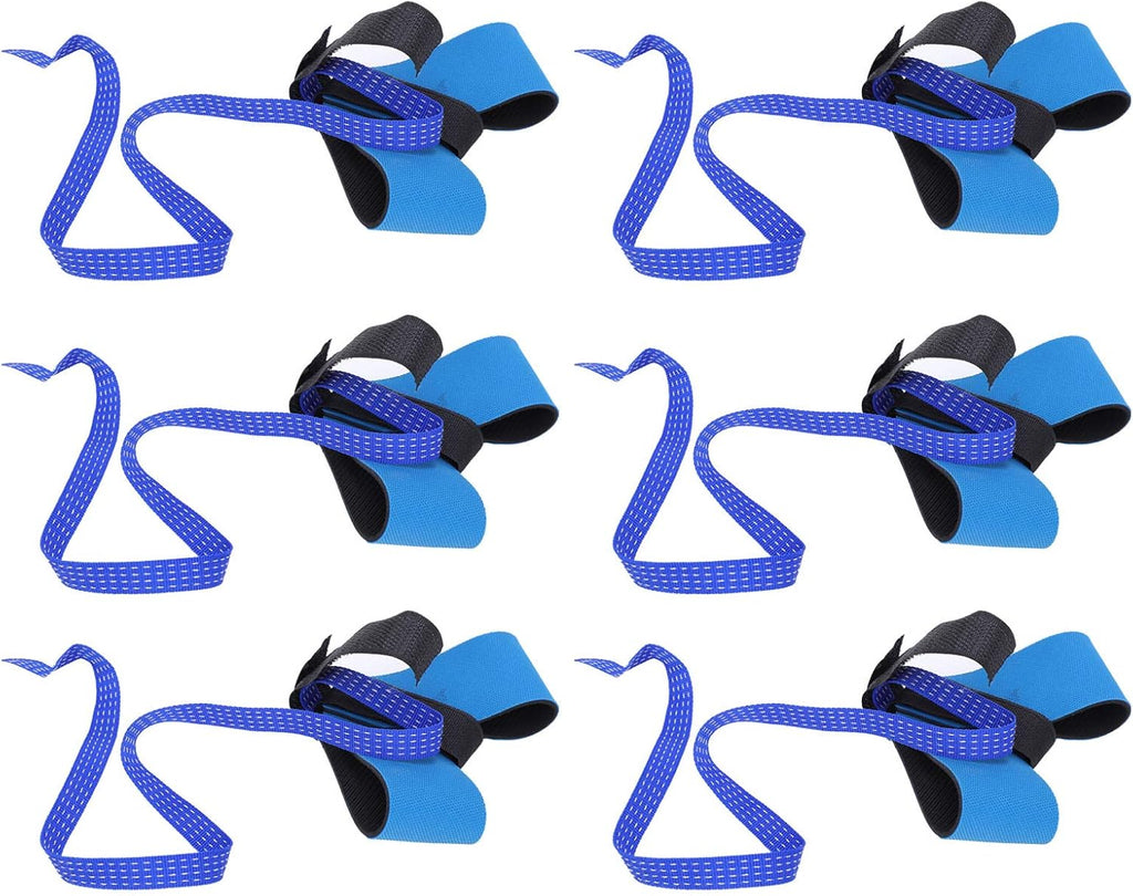 Anti-Static Foot Strap, JWD001, Blue Synthetic Rubber, Workshop Ankle Heel Band, 10 Pieces