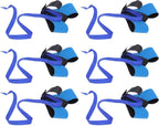 Anti-Static Foot Strap, JWD001, Blue Synthetic Rubber, Workshop Ankle Heel Band, 10 Pieces