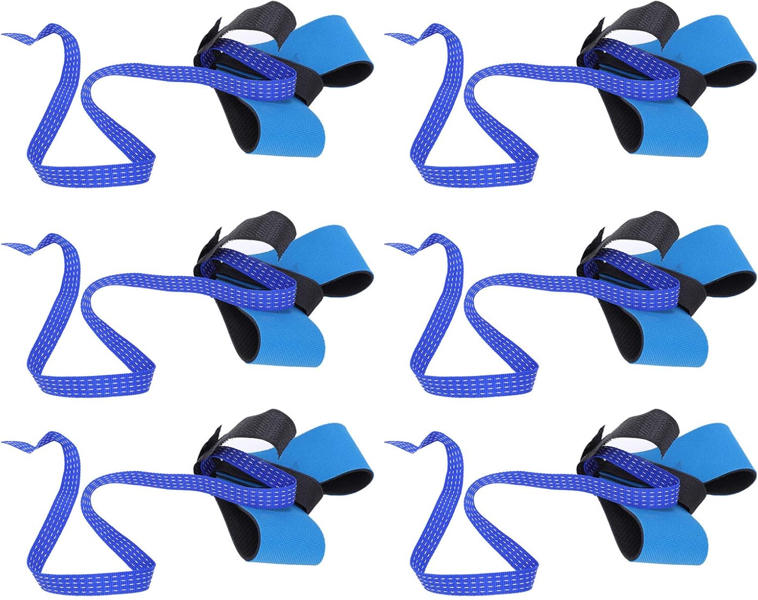 Anti-Static Foot Strap, JWD001, Blue Synthetic Rubber, Workshop Ankle Heel Band, 10 Pieces