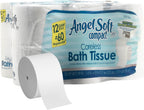 Georgia-Pacific Angel Soft Professional Series Compact Premium Embossed Coreless 2-Ply Toilet Paper by GP PRO 1937300 12 Rolls Per Case White