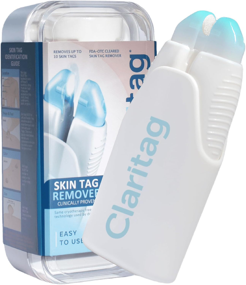 Claritag Advanced Skin Tag Remover - FDA-Cleared Device - Only for Skin Tag Removal - Works in 7-14 Days - Up to 10 Treatment Cycles - Cryogenic Freeze-Off Kit