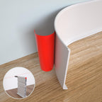 Flexible Baseboard Molding Trim, 6 Inch x 40 Feet Peel and Stick Vinyl Wall Base Cove Base, Self-Adhesive Rubber Wall Base Moulding Trim(S152,White)