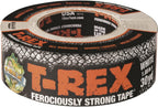 T-REX Ferociously Strong Tape, Duct Tape with UV Resistant & Waterproof Backing for Wood Brick Concrete and More, 30 yd. x 1.88", White, 1-Roll (241534)