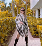 Breezy Lane Women's Shawl Wraps Warm Poncho Ruana Wrap Cardigan