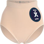 Female Ostomy Support Briefs, Low Waist Maximum Support for Hernia and Stoma Care, Seamless Post-Surgical Underwear
