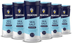 Morton Sea Salt, Coarse, (17.6 oz), 6-Pack, All-Natural, Perfect for Cooking & Finishing