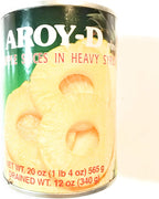 Aroy-D Pineapple Slices In Heavy Syrup 20 Oz(4 Pack)