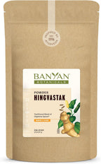 Banyan Botanicals Hingvastak Powder – Ayurvedic Herbal Blend for Healthy Digestion & Bloating Relief* – ½ lb – with Asafoetida – Gluten Free, Non-GMO, Sustainably Sourced