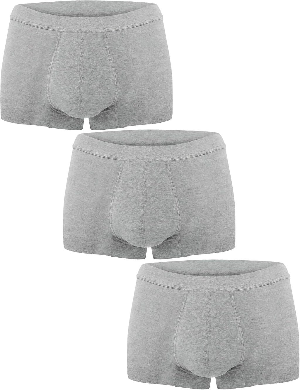 AIRCUTE Washable Absorbency Urinary Incontinence Underwear for Men Bladder Leakage Protection Boxer Briefs, 3 Pack