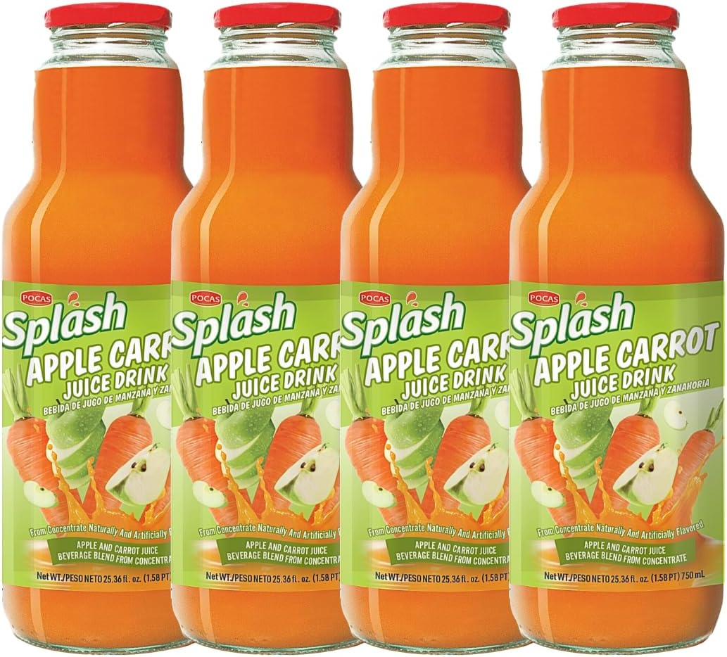 SPLASH Apple Carrot Juice Drink 750ml, 4 Pack