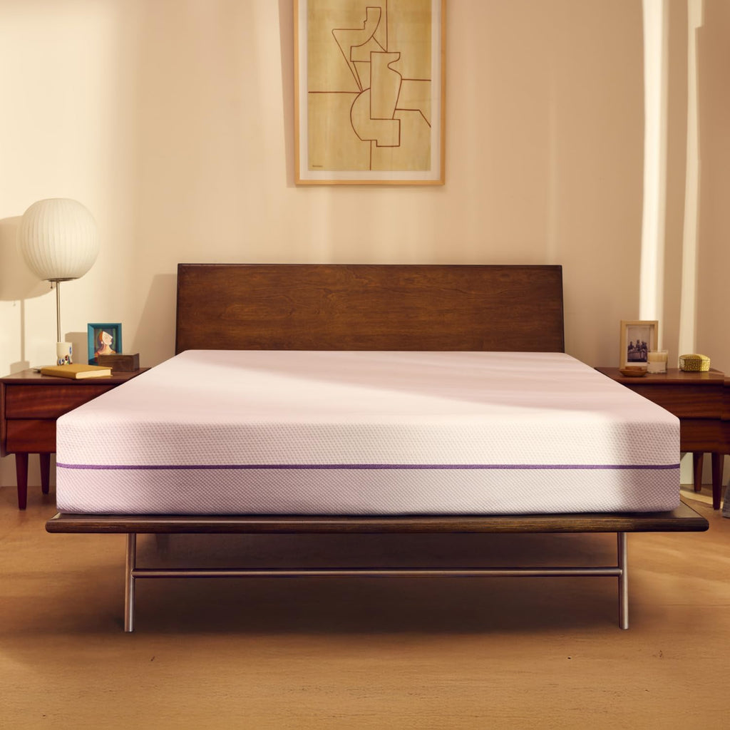 Purple Mattress – Cal King, 9.25" GelFlex Grid, Better Than Memory Foam, Pressure Relief, Temperature Neutral, Breathable, Motion Isolation, Made in USA