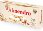 El Almendro Turrones, Turron Duro Nougat Christmas Candy, Crunchy Almond Torrone From Spain, Traditional Spanish Brittle, Holiday Dessert, Gluten Free, 1 Box, 7oz.