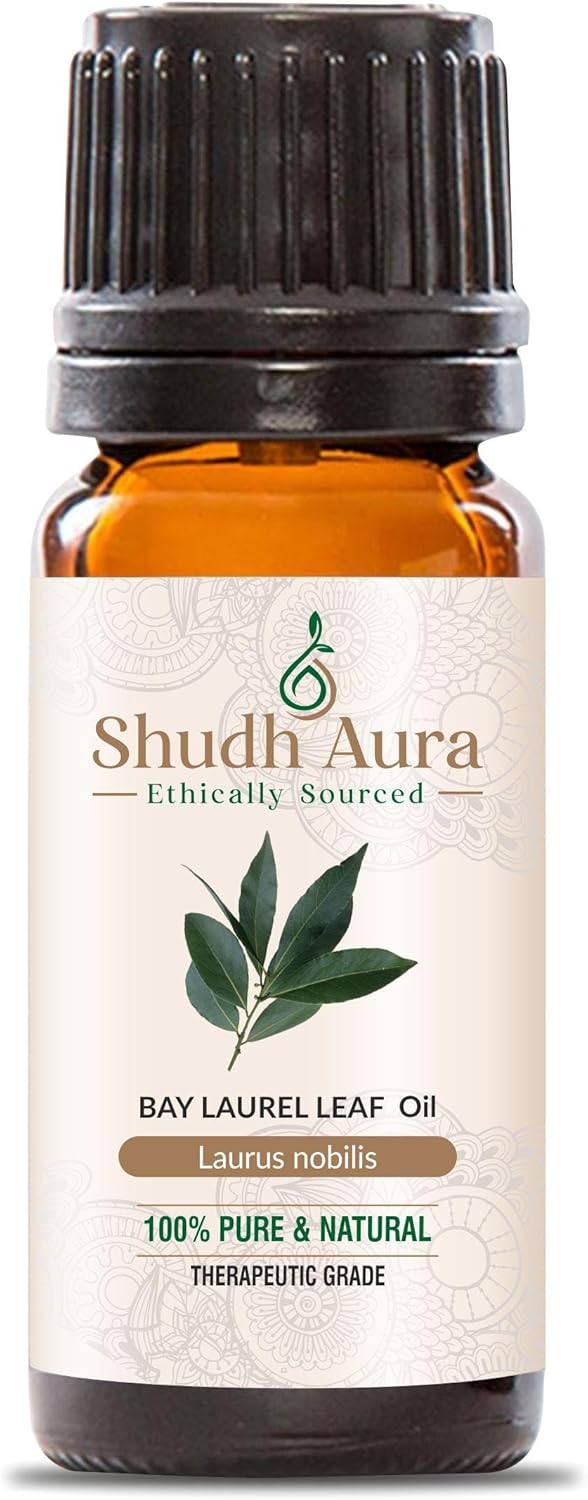 Bay Laurel Leaf Essential Oil | 100% Pure, Natural & Undiluted | Therapeutic Grade Oils for Aromatherapy & Diffuser (30ML)