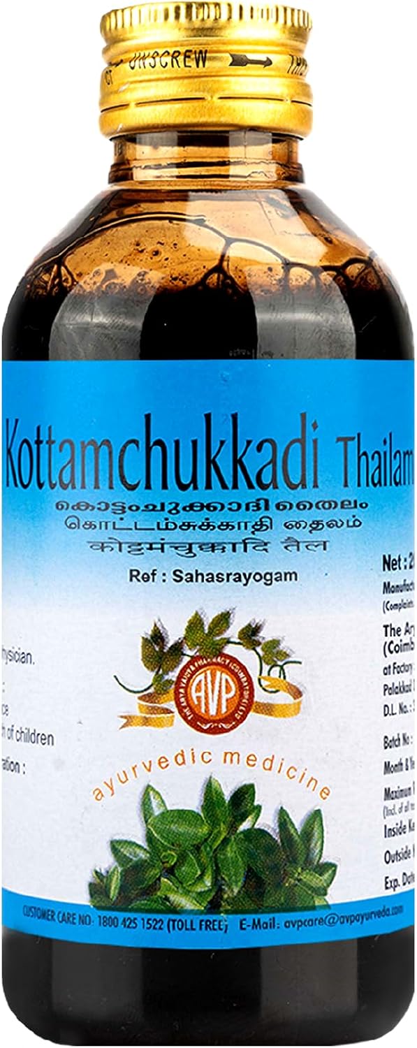 Kottamchukkadi Thailam 200ml | AVP Ayurveda | Ayurvedic Products