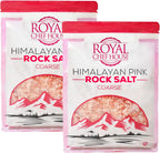 Himalayan Pink Salt 10 lbs Coarse Grain Bulk Bag (2 pack of 5lbs) - Himalayan Pure Gourmet Crystals -Suitable for Body Bath Scrubs Table Salt Grinder & Salt Mills - Kosher